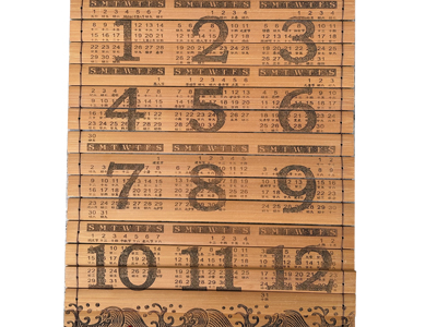 Wall calendar